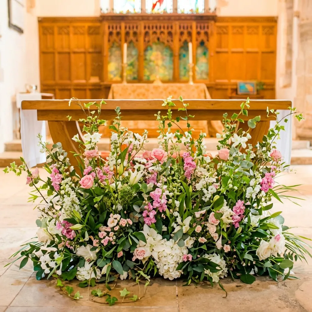 Decoración Iglesia · Modelo 3 - Anaís Floristes, floristería en Mataró (foto 2)