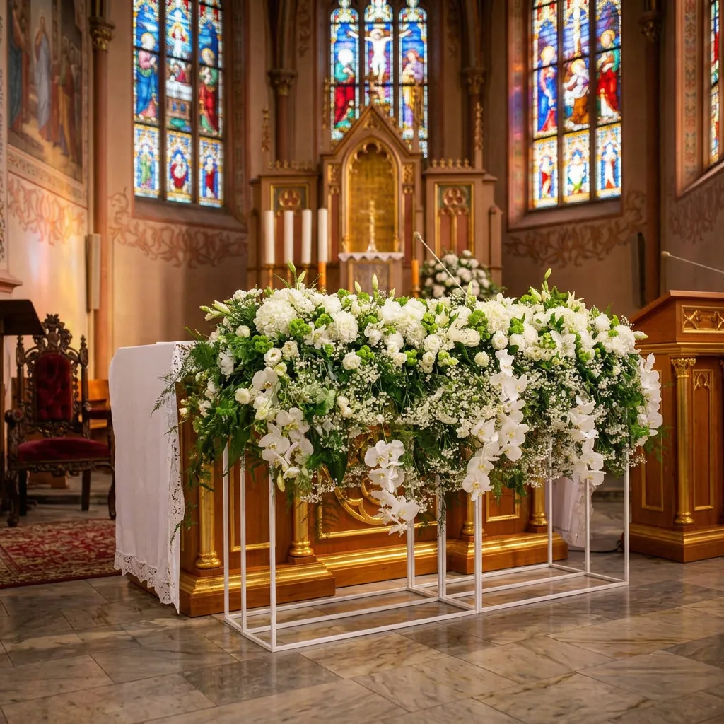 Decoración Iglesia · Modelo 6 - Anaís Floristes, floristería en Mataró (foto 2)