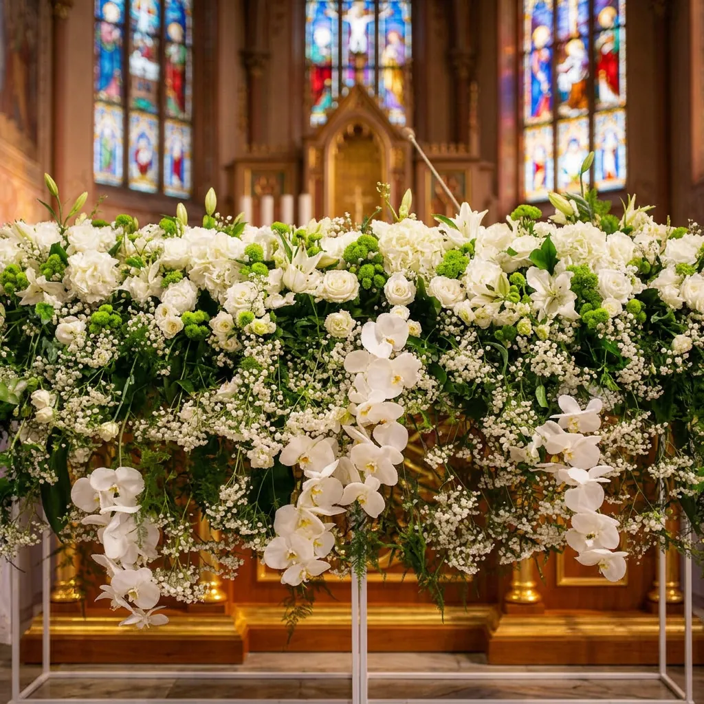 Decoración Iglesia · Modelo 6 - Anaís Floristes, floristería en Mataró (foto 3)