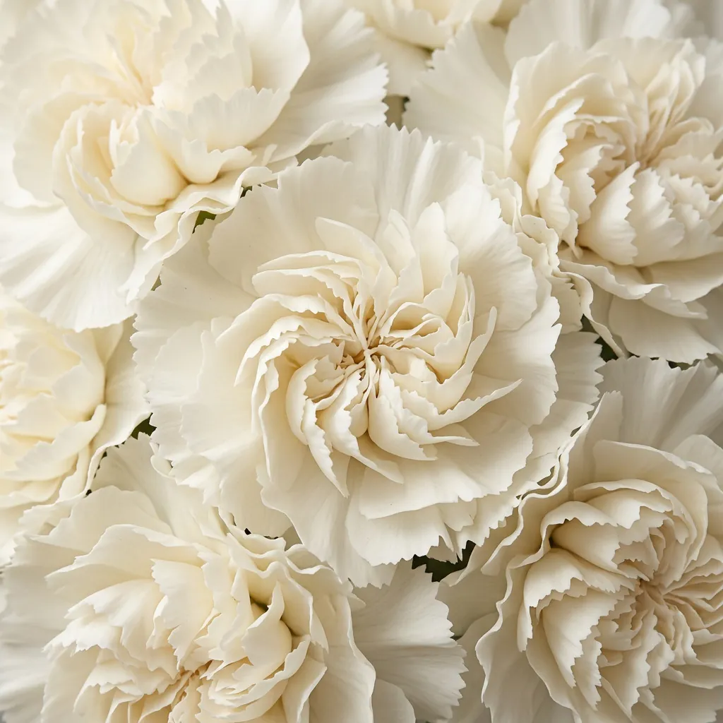 Ramo claveles blancos - Anaís Floristes, floristería en Mataró (foto 3)