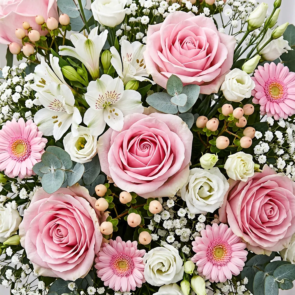 Ramo variado blanco - Anaís Floristes, floristería en Mataró (foto 3)